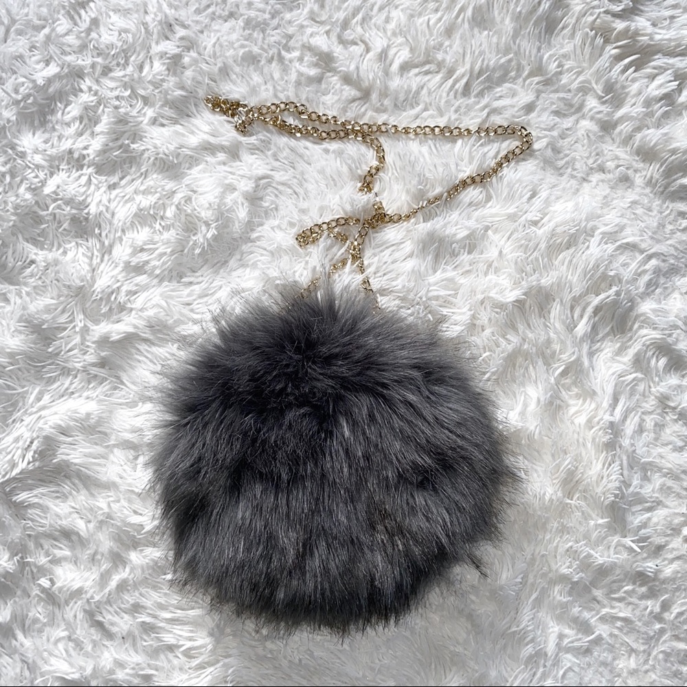 Sole Society Laundra Faux Fur Crossbody